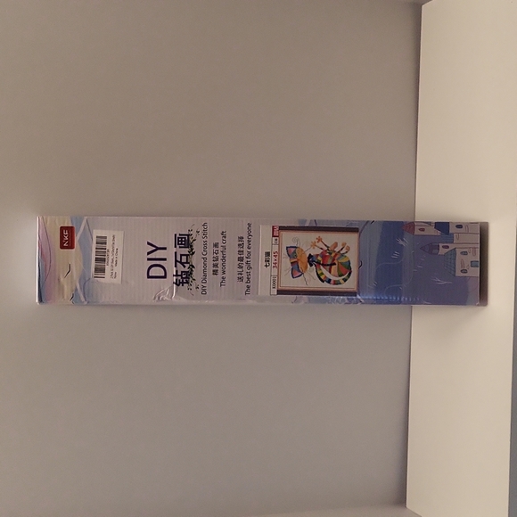 NIP Diamond Cross Stitch Kitty Kit - Picture 2 of 3